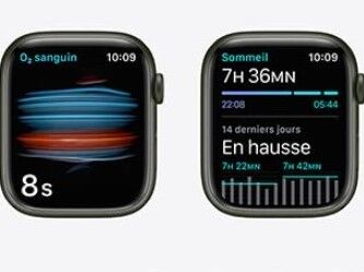 apple watch series 7 affichages